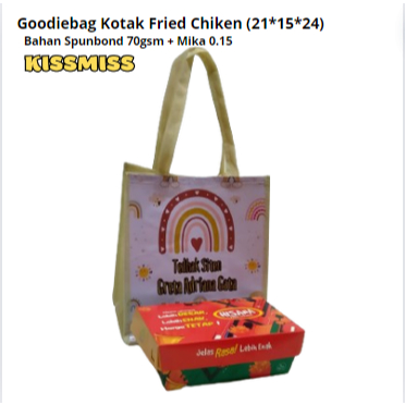 

Custom Goodiebag Ulang Tahun/Aqiqah/Tedhak Siten/Lamaran/Tasyakuran