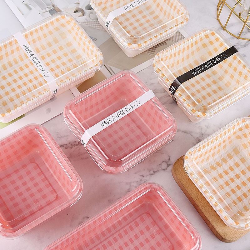 10 PCS Mika Dessert Box / KOTAK Makanan Mika isi 10 Pcs / 10 pcs Korean Dessert Box Cake Premium / K