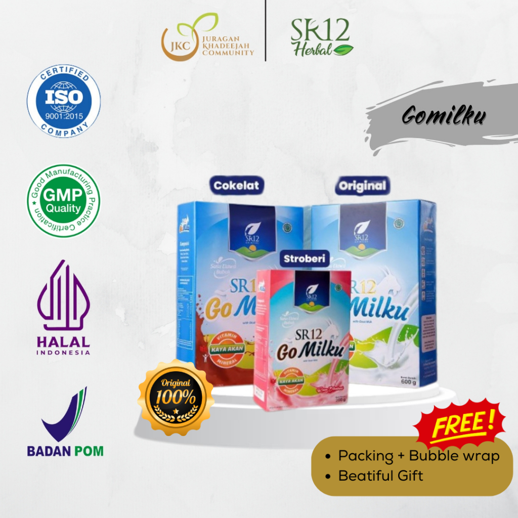 

GOMILKU SR12 I SUSU KAMBING ETAWA PREMIUM | SUSU PROMIL | SUSU UNTUK MENYEHATKAN LAMBUNG DAN JANTUNG