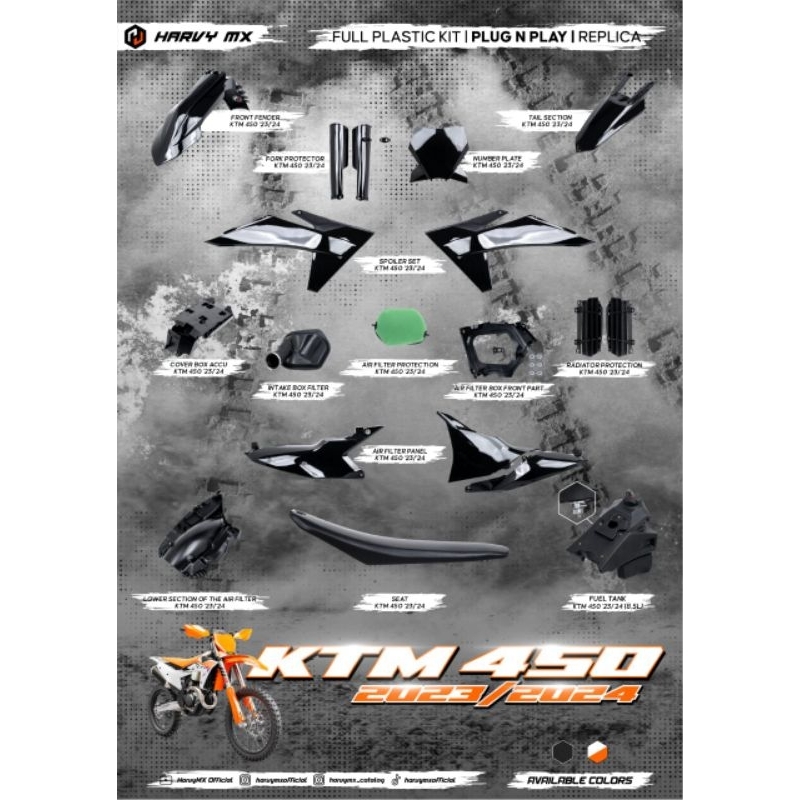 cover set body ktm 2024 ninja modif ktm