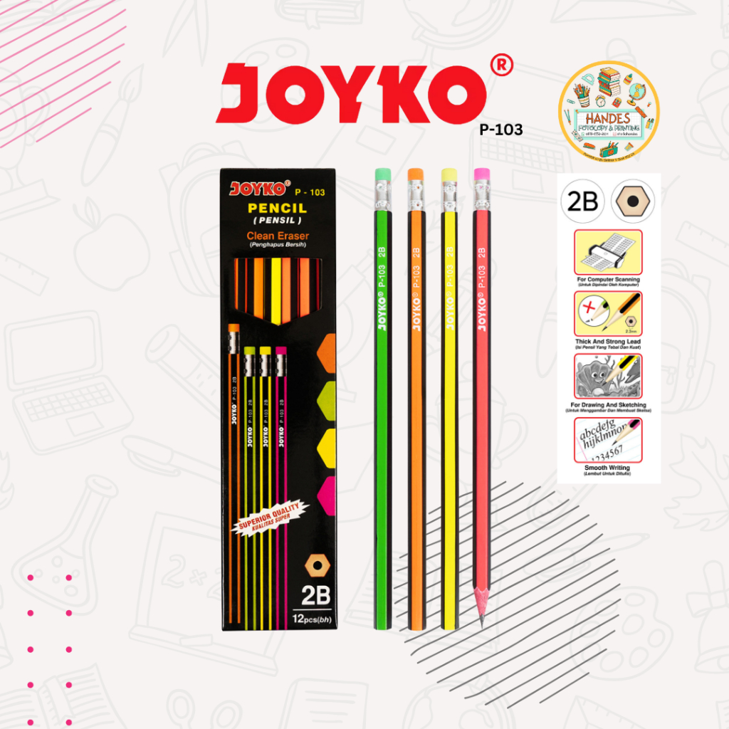 

Pensil 2B Joyko P-103