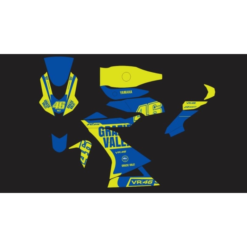 DECAL FULLBODY R15 V3 CUSTOM STABILO BIRU