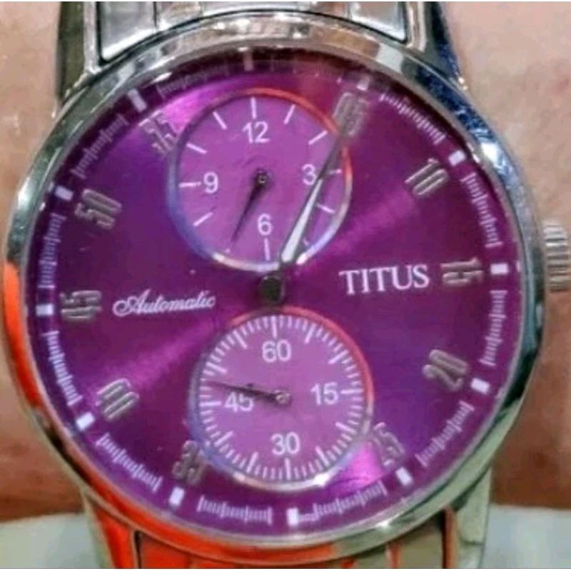 Titus 06-1429 Automatic with Manual Winding Water Resistant Sub Dial Hour and Sub Dial Second Collec