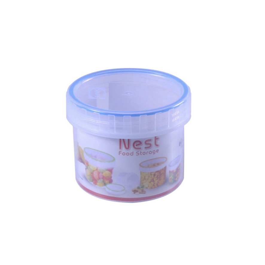 Sealware / Toples bulat bening tutup ulir / Tempat gula 500ml Nest 351M Shinpo