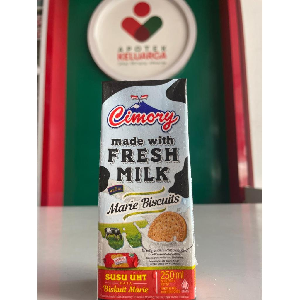 

Cimory Fresh Milk Uht Marie Biscuits 250mL #susu sapi segar #creamy #susu UHT