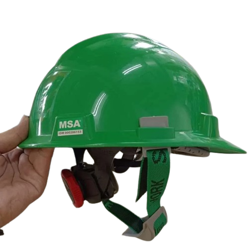 Helm Safety MSA Lokal Fastrek Hijau / Helm Safety Proyek SNI / Helm Safety Tambang Murah