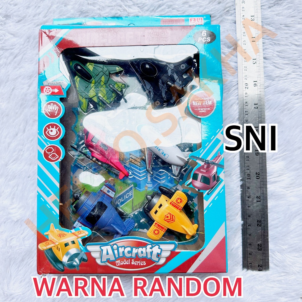 MAINAN MEREK DD78 AIRCRAFT MODEL SERIES PESAWAT HELIKOPTER KEMASAN DUS BOX KOTAK KARDUS DOS PLANE HE