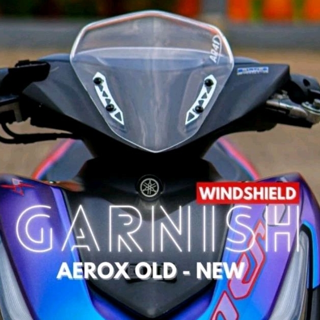 Garnish Visor Yamaha Aerox Bracket Visor Aerox New Windshield Aerox Plus Baut Probolt