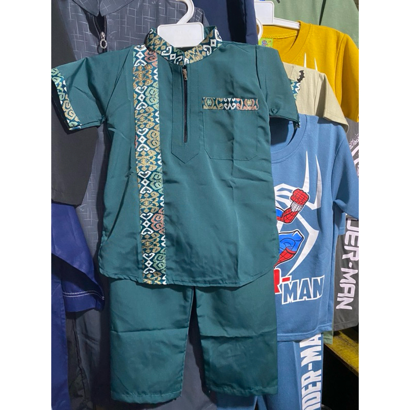 baju koko anak /baju koko pakistan anak/setelan muslim anak pakistan