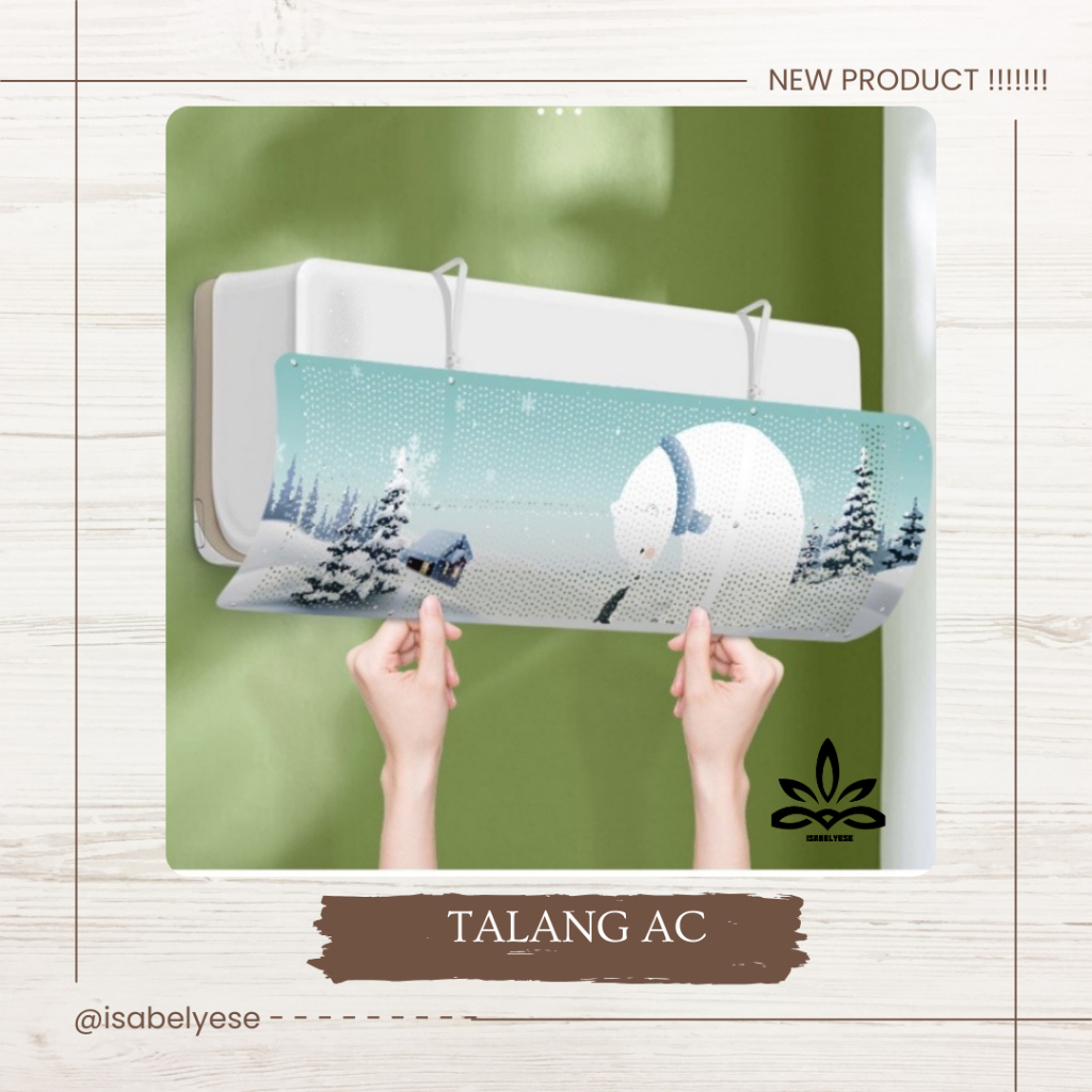 ❤✔ Cover  Penghalang Angin AC Deflektor Talang AC | Talang Penghalang Angin Windshield AC | Motif