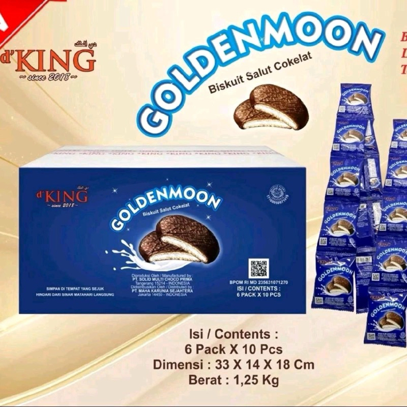 

PAKET USAHA Golden Moon Premium Pack - 60 Pcs Coklat Keberuntungan