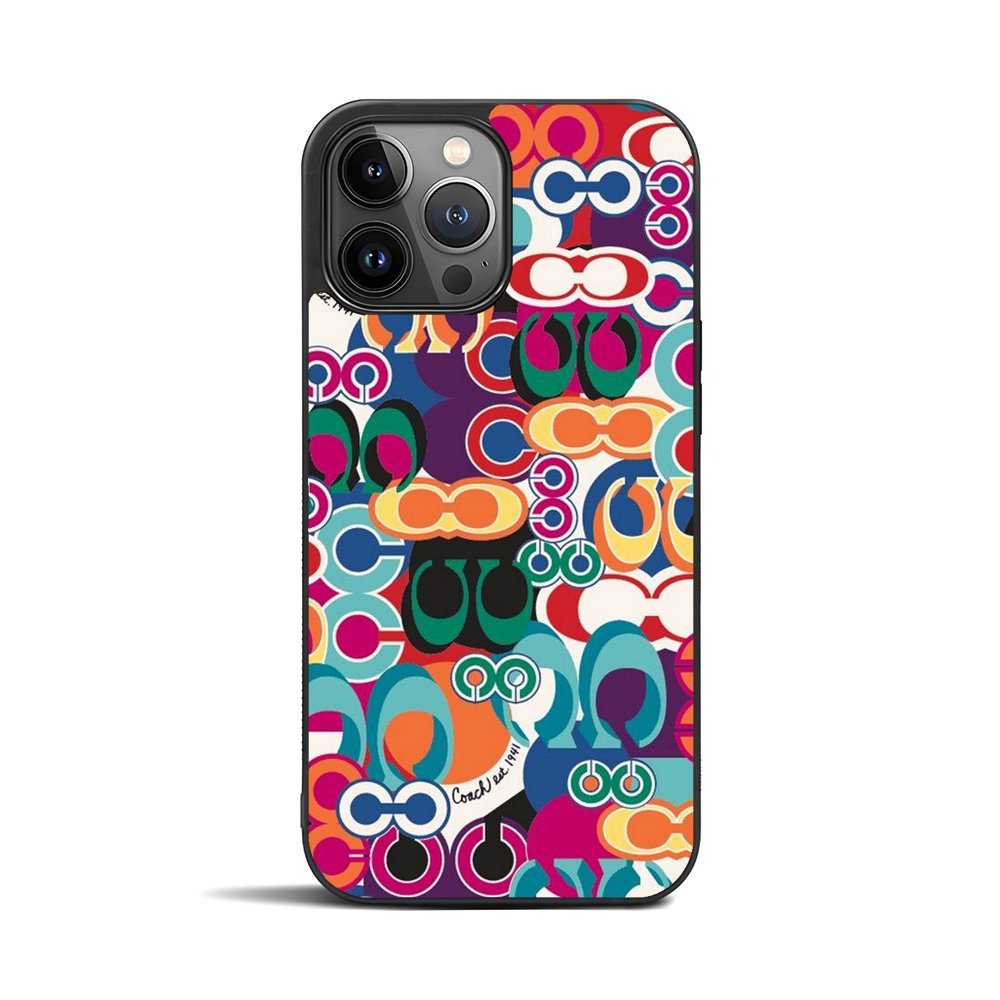 CASING iPhone 5 6 7 8 SE X XR XS 11 12 13 14 15 16 Pro Max Mini Plus CASE COACH BAG 14