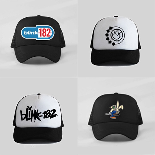 TRUCKER HAT BLINK 182 - TOPI VERSI BLINK 182 - SNAPBACK TOPI JARING