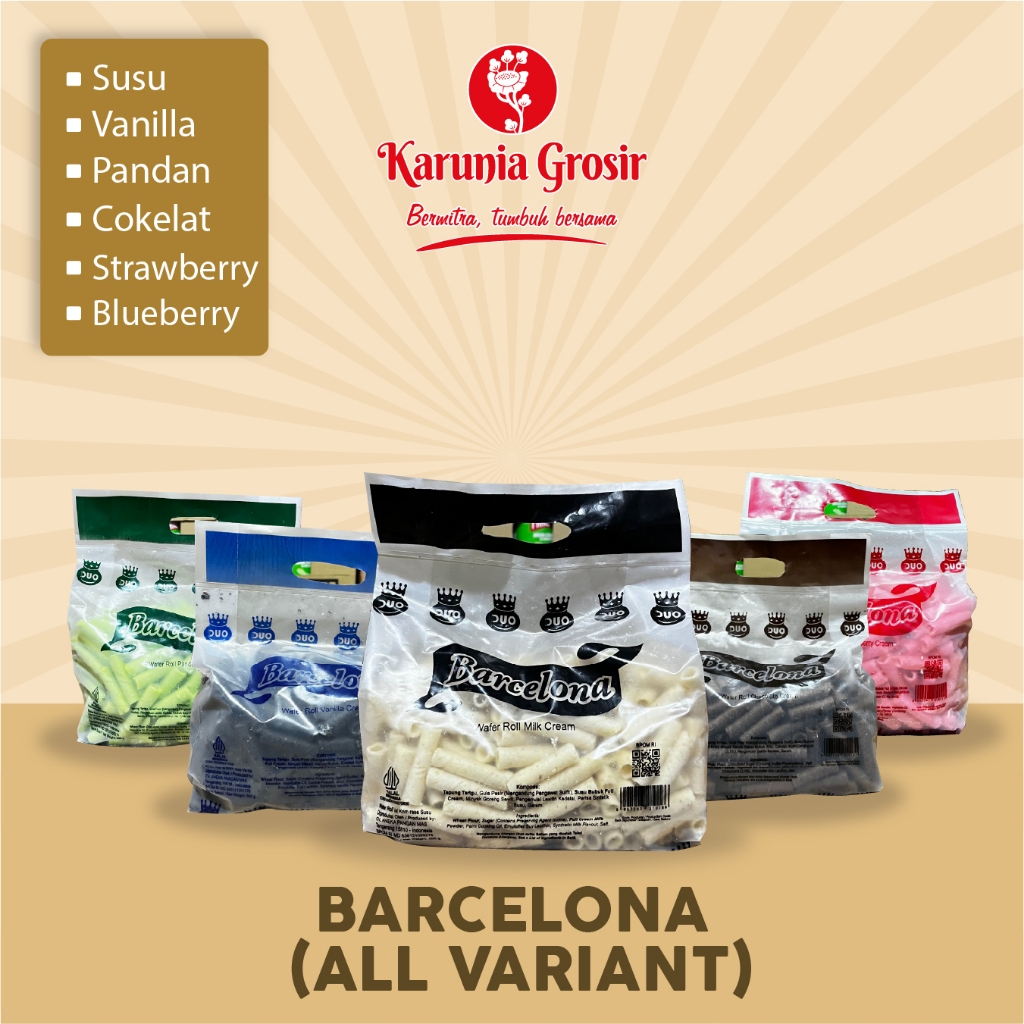 

Karunia Grosir - Barcelona Pack 500 gr