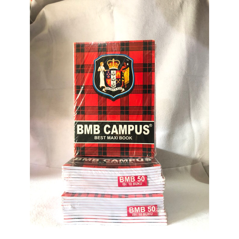 BUKU TULIS PANJANG BMB 50 LEMBAR 10 BUKU
