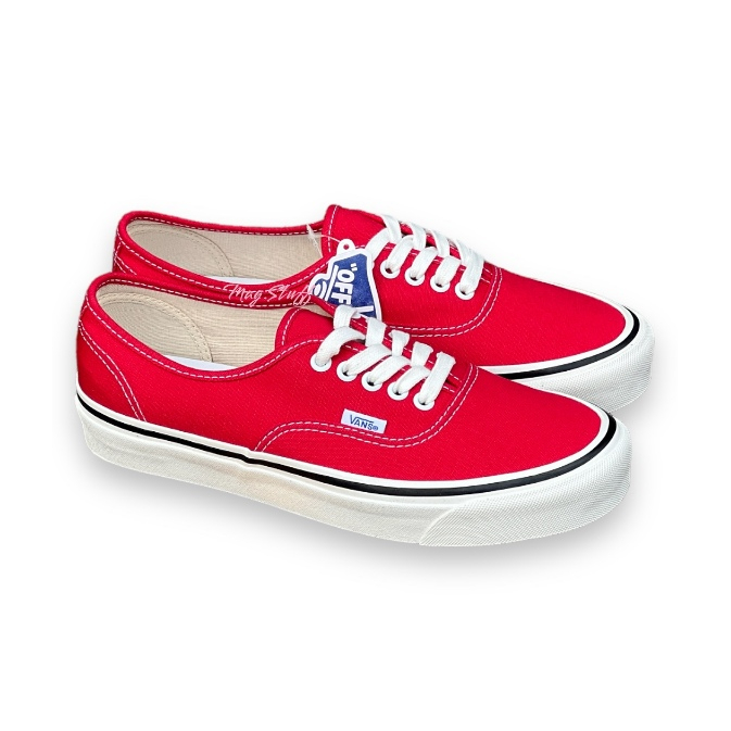 Vans Authentic 44 DX Anaheim Factory Racing Red Original 100% BNIB Resmi PT Navya