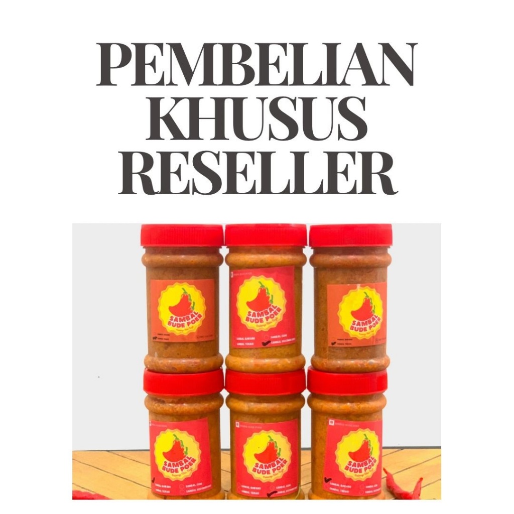 

KHUSUS RESELLER SAMBAL BUDE POER