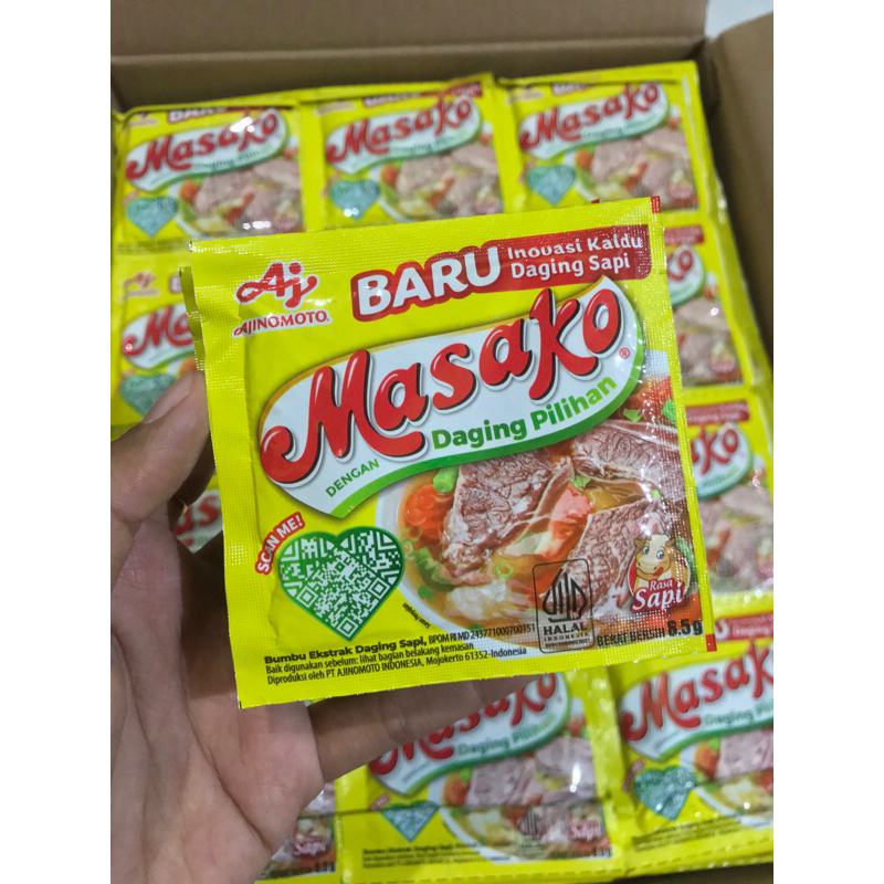 

Masako Sapi Bumbu Kaldu 8.5g HARGA PER RENCENG (12 PCS)