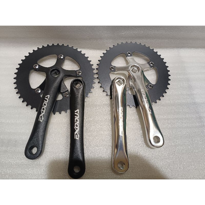 Crank fixie Nexus dan exodus 46T dan 44t bahan aloy panjang arm 170 BCD 110