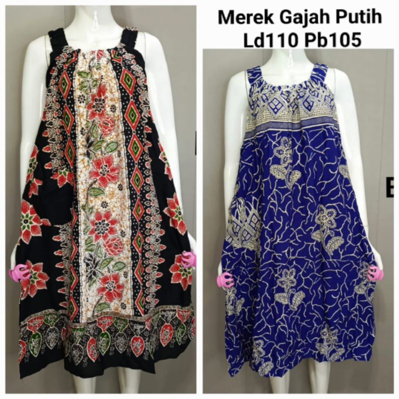 PROMO DISKON Daster Gajah Putih Yukensi Tali Papan Viral Kekinian Ld 110 Pb 105
