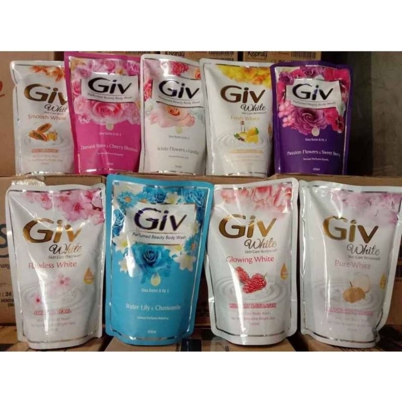 Giv Sabun Mandi Cair Kemasan Refill 400 ml