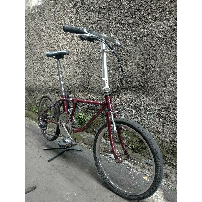 sepeda lipat dahon classic 20 restorasi