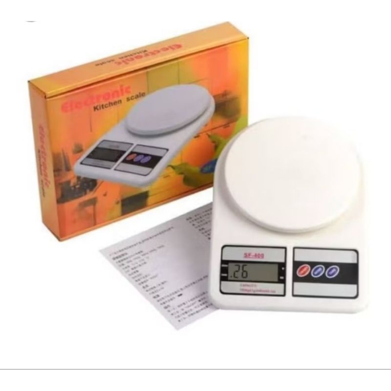 Timbangan Kue SF400 Timbangan Dapur Digital Elektrik 10Kg SF-400 Timbangan Mini Serbaguna