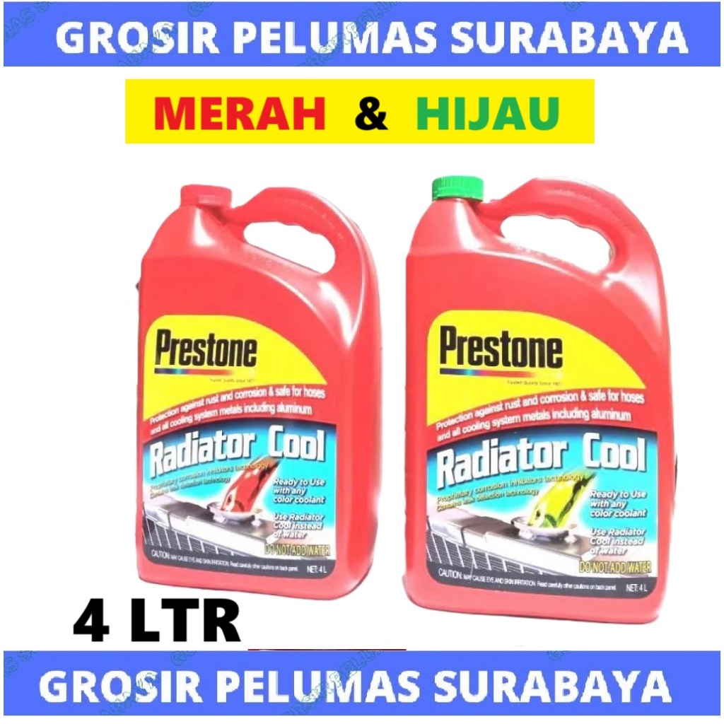 Brilliantblossoms_ Original Prestone Radiator Cool Coolant Water Prestone Air Radiator Coolant Hijau
