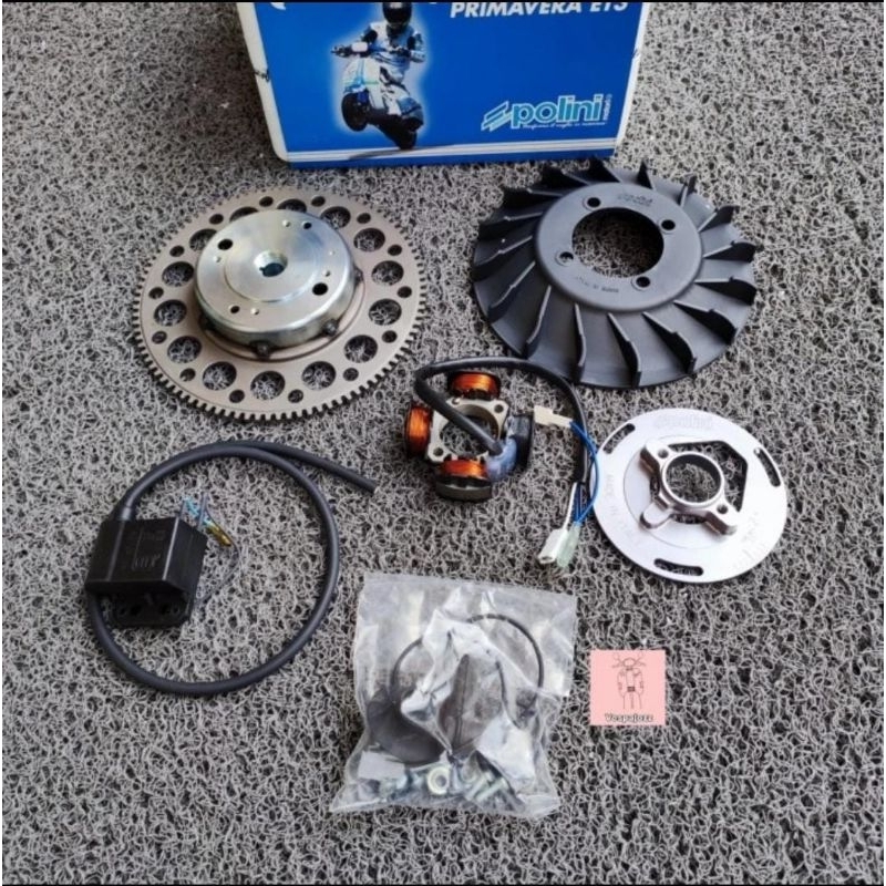 Pengapian Set Polini Italy Electric Starter Utk Vespa PX Excel