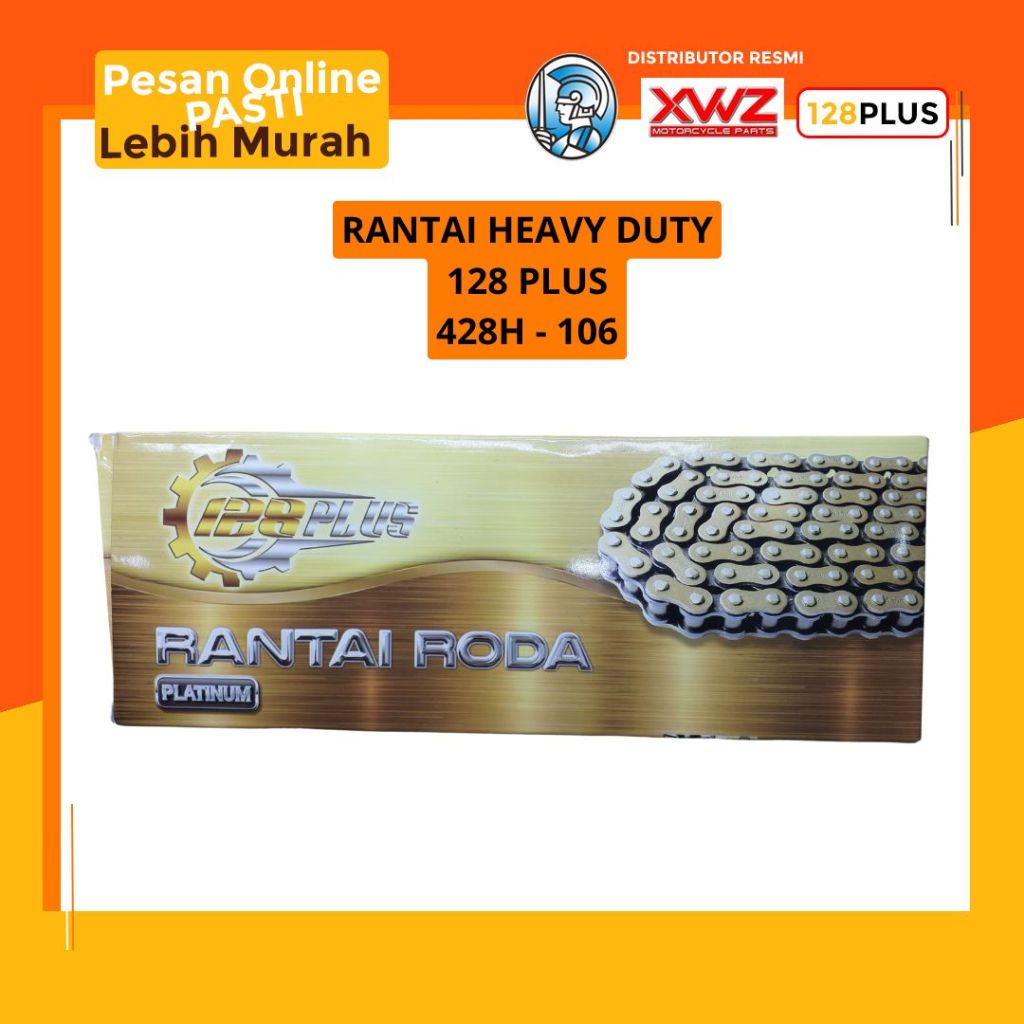 RANTAI MOTOR  TEBAL 428H -106 HEAVY DUTY 128 PLUS