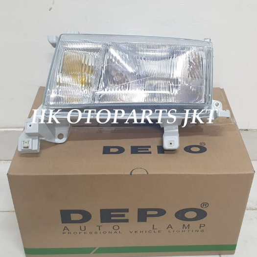 Headlamp Mika Lampu Depan Kijang Kapsul/LGX/Krista 1997 1998 1999 DEPO dengan/tanpa Foglamp