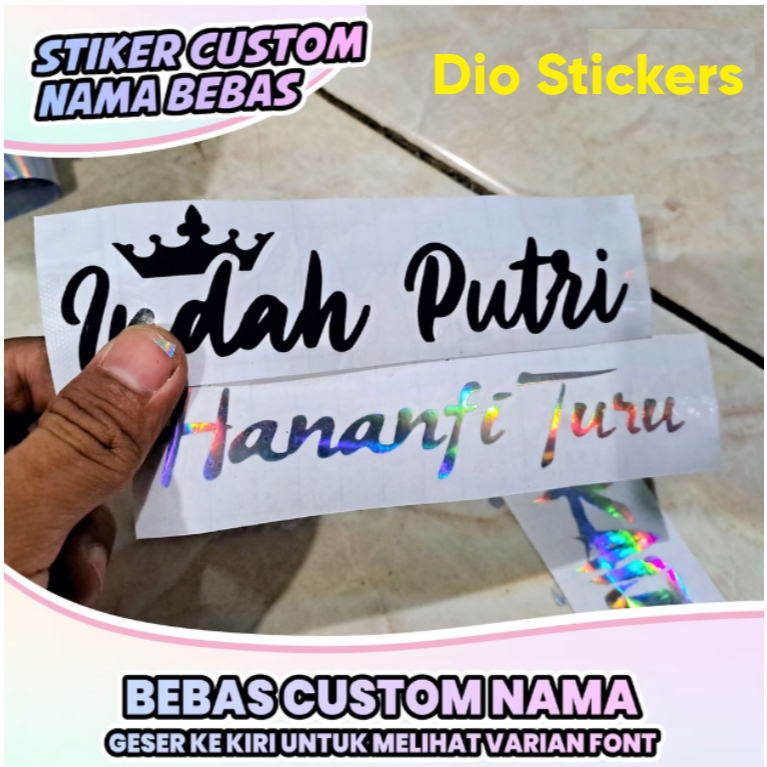 

Paling Murah Cuting stiker nama 1000 an