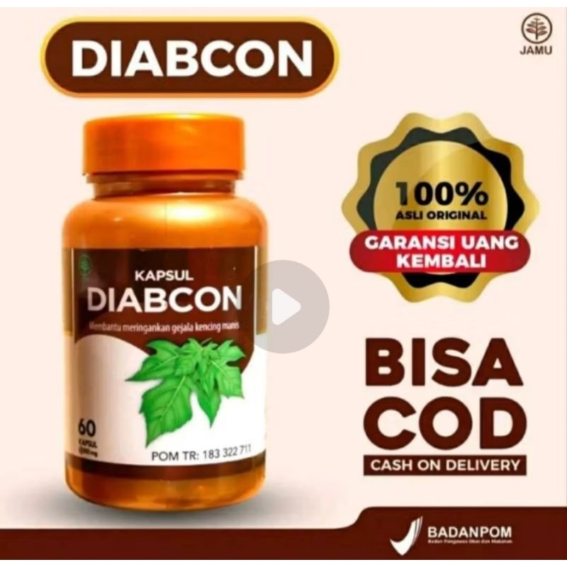 DIABCON ASLI ORIGINAL OBAT DIABETES DIABCON OBAT MANURUNKAN KADAR GULA DARAH AMPUH