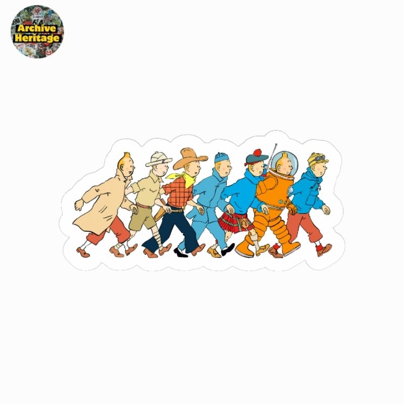 

sticker Tintin kartun komik movie stiker