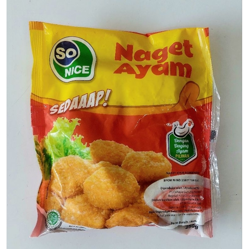 

Chicken Nugget So Nice 250 gr