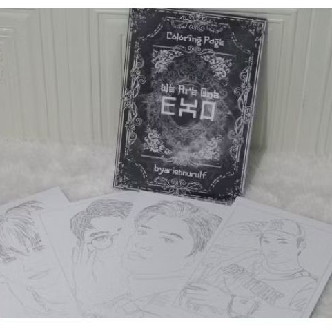 

EXO - Coloring Page/Lembar Mewarnai Kpop Idol Exo Part 2