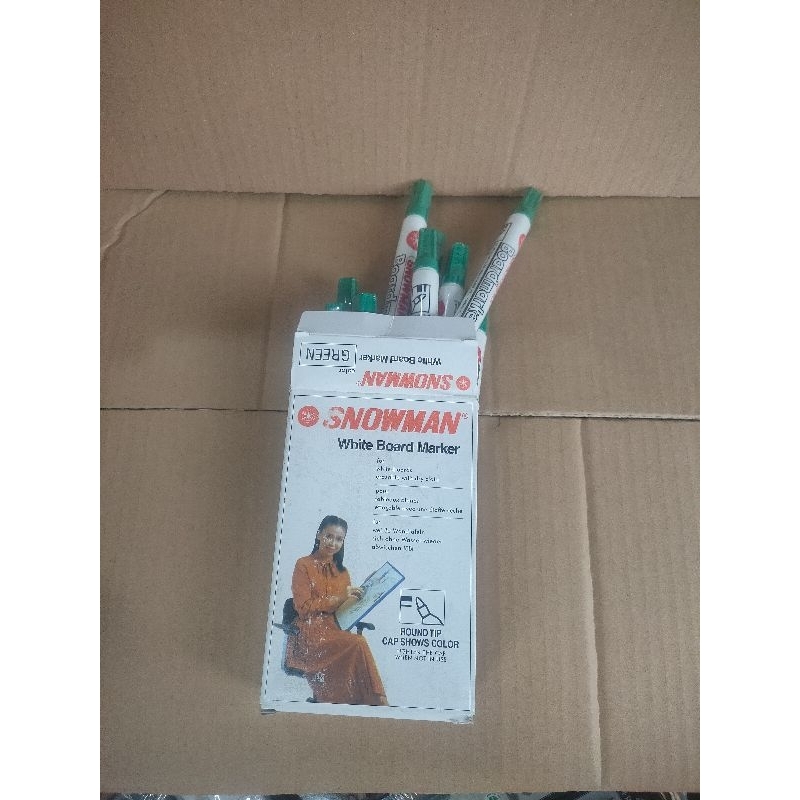 

Ay00! Spidol Snowman White Board BG 12 Harga 1 Pak (12pcs)
