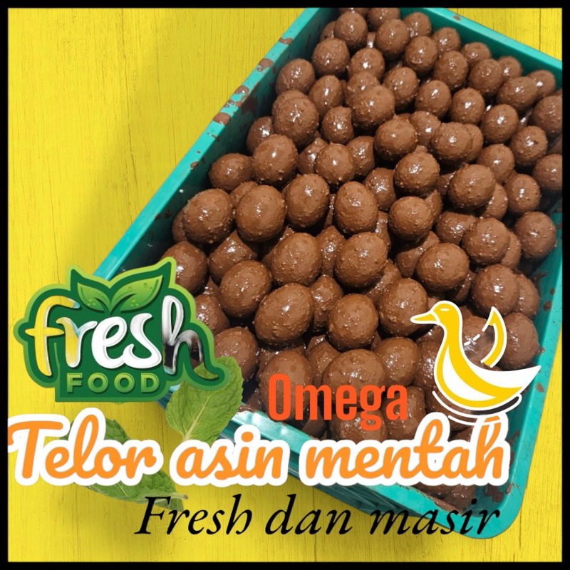 

Telor Asin Mentah omega fresh dan masir