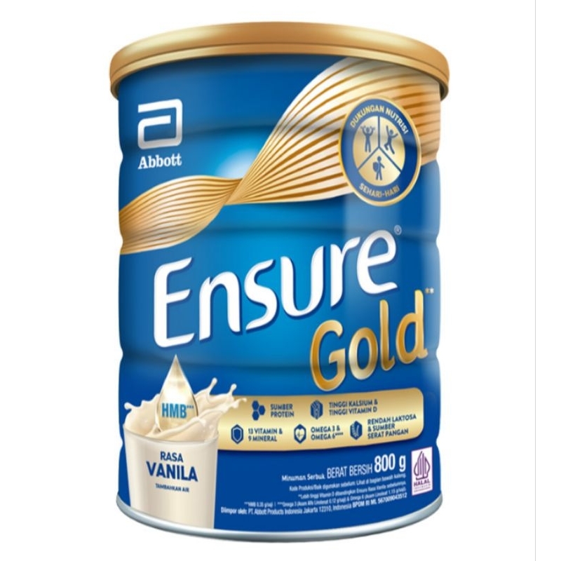 

Ensure Gold Susu Nutrisi Dewasa Vanila 800 gram