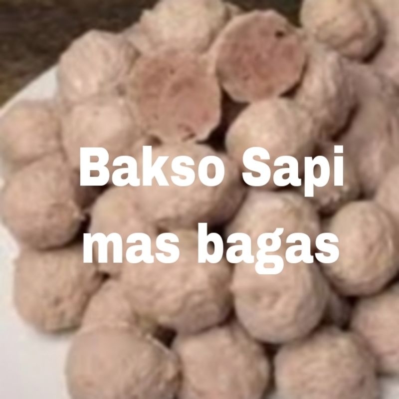 

Frozen Bakso Sapi 100% berat 500gram isi 24-25 biji