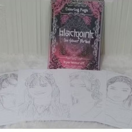 

BLACKPINK - Coloring Page/Lembar Mewarnai Kpop Idol Blackpink