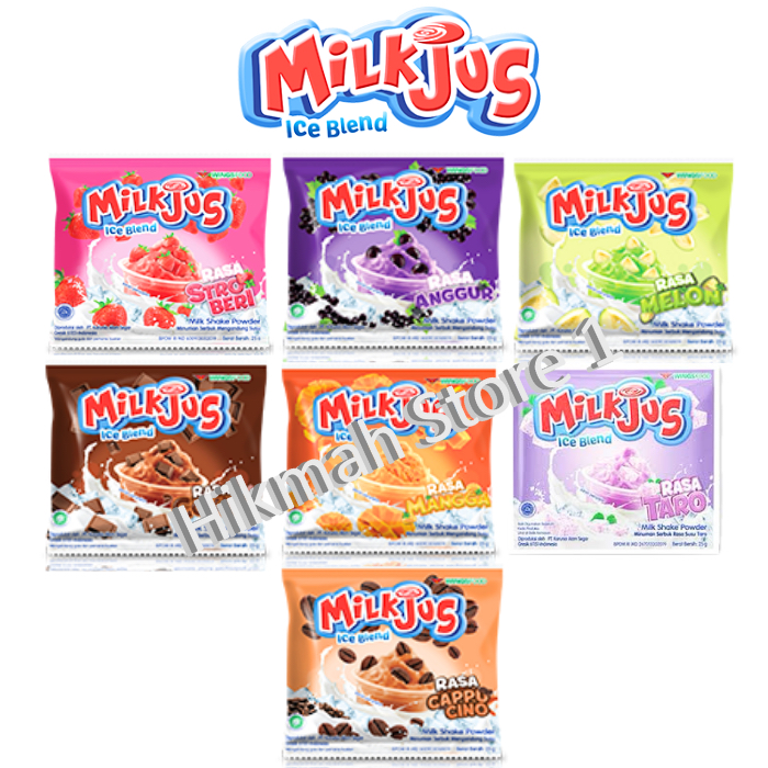 

MILKJUS ICE BLEND renceng isi 10 sachet