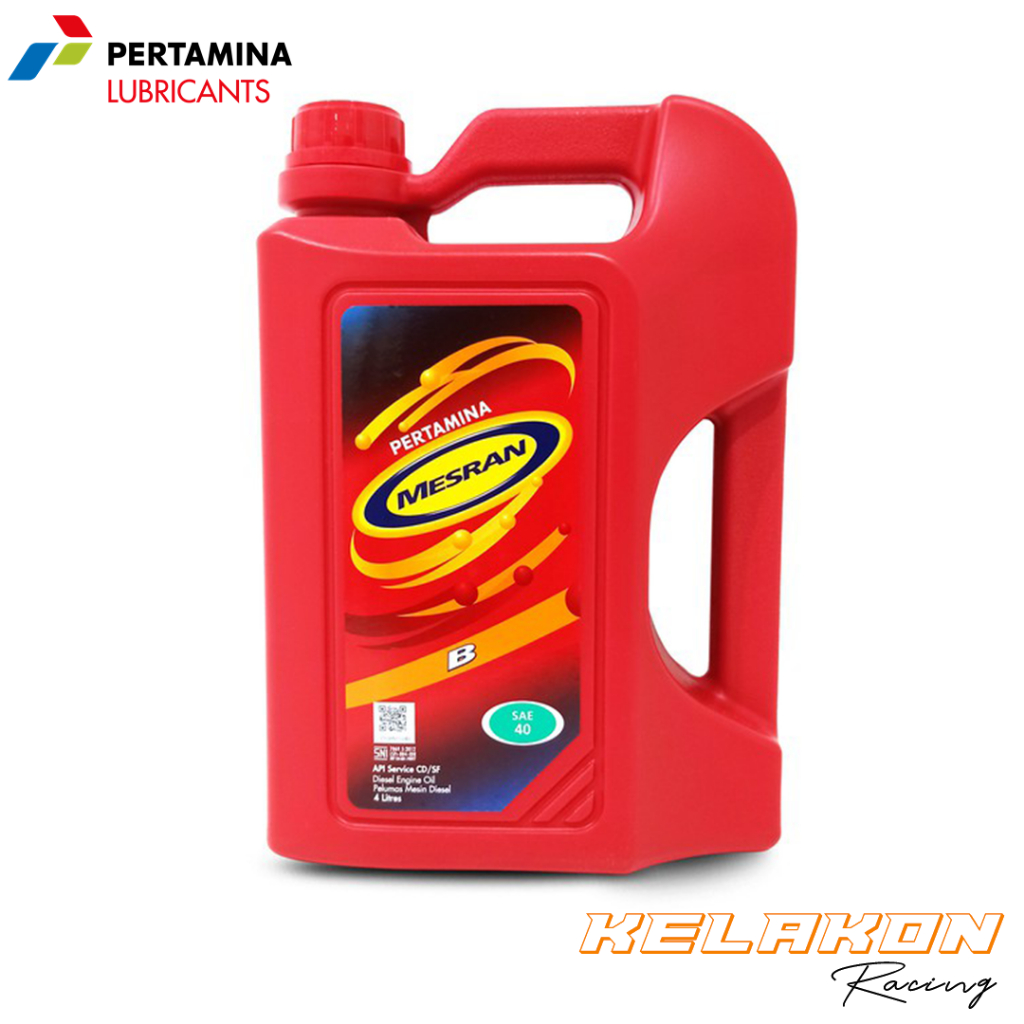 Oli Pertamina Mesran B SAE 40 4 Liter | OLI DIESEL MESRAN B40 4L PERTAMINA