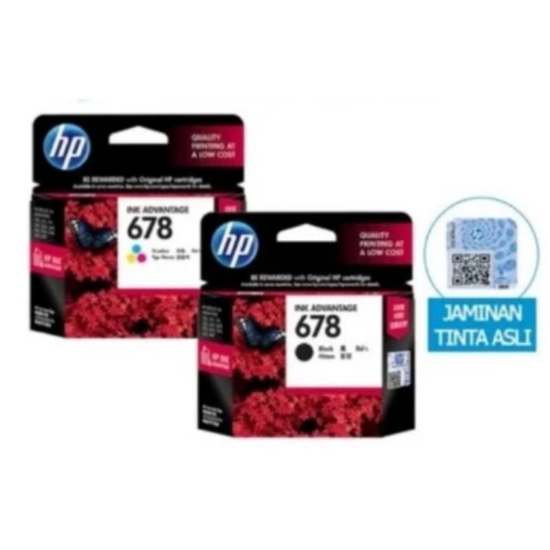 Tinta HP 678 Black, 678 color. HP678Black 678Color. Original