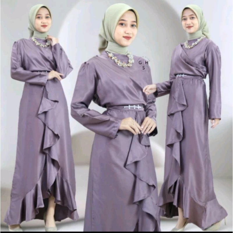 Dress Fira Maxi Gaun Pesta