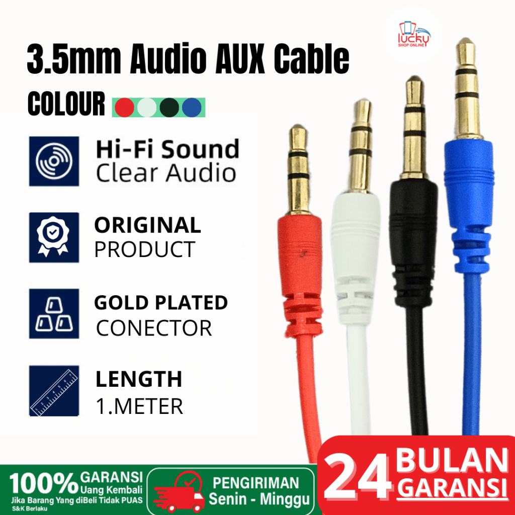 Kabel Lucky Audio Jack 2 Ring