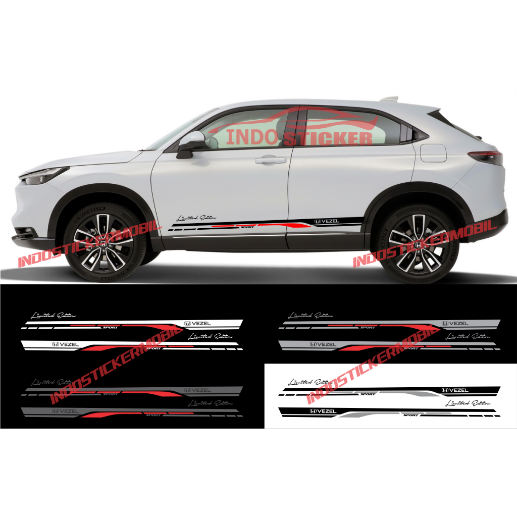 sticker mobil honda vezel cutting stiker list mobil vezel