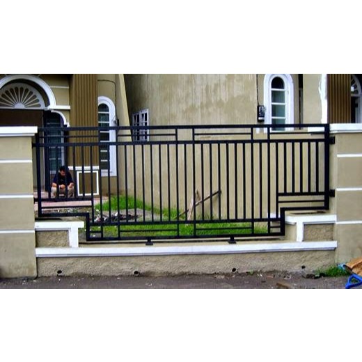 pagar minimalis bahan galvanis