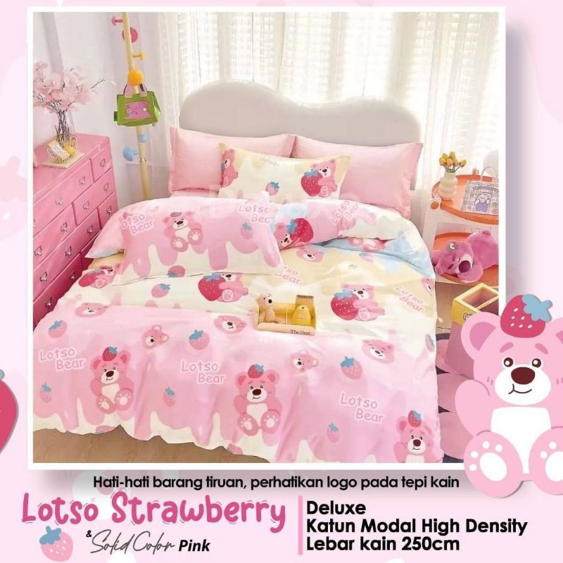 KAIN CVC METERAN BEVERLY - LOTSO STRAWBERRY