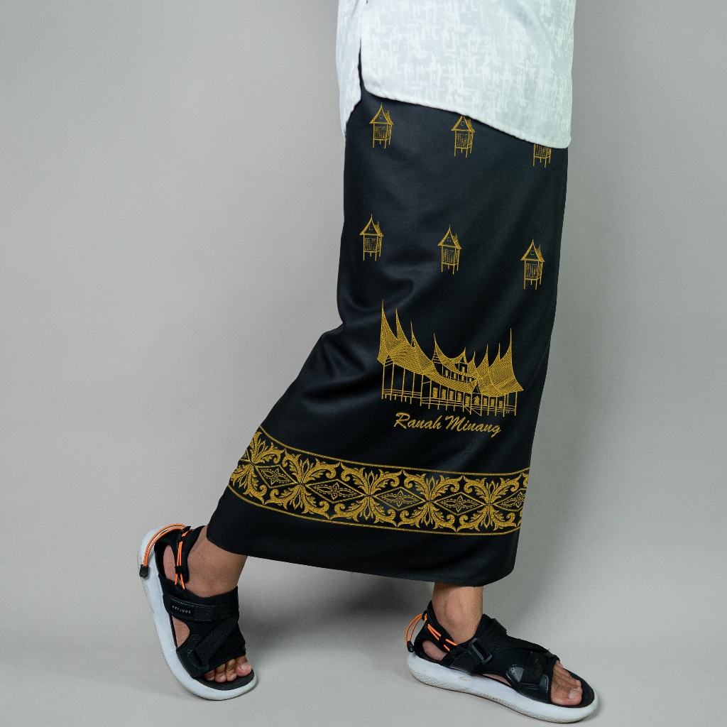 1991-SARUNG RANAH MINANG Sarung Batik Motif 100% Bordir Premium fashion muslim Batik sarung pria